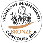 Médaille de bronze au concours 2019 des Vignerons indépendants