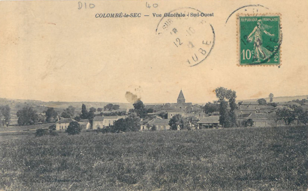 carte postale ancienne Colombé-le-Sec