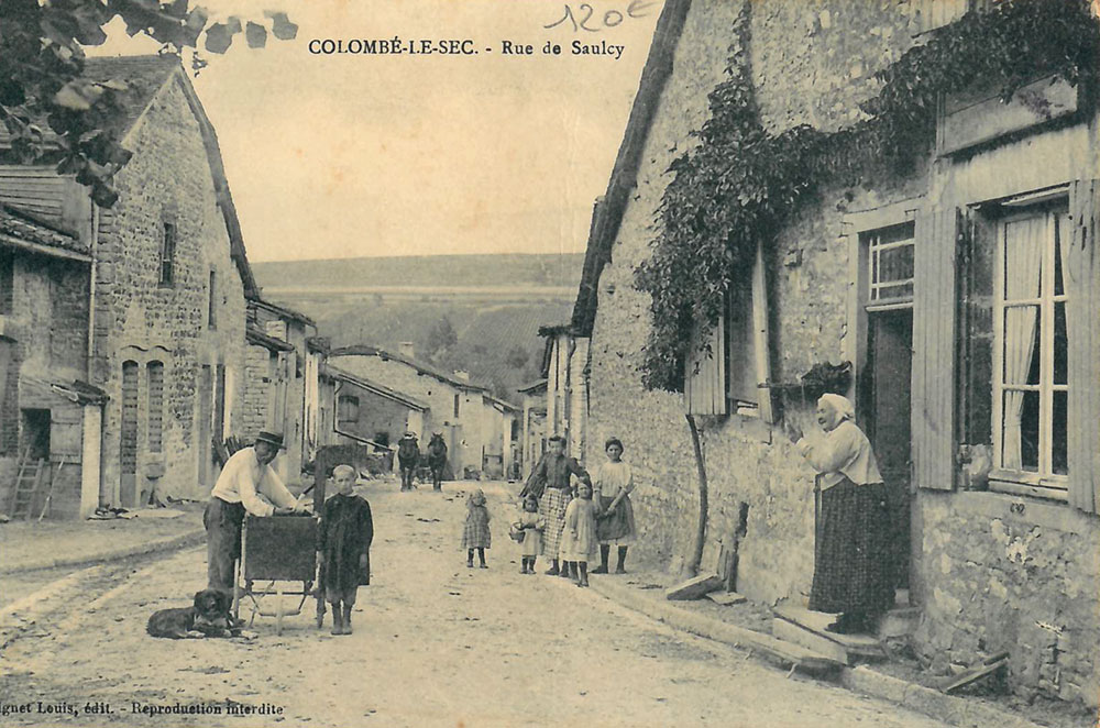 carte postale ancienne Colombé-le-Sec